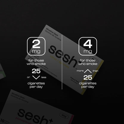 Sesh+ Nicotine Gum Citrus