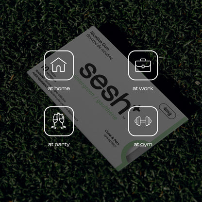 Sesh+ Nicotine Gum Wintergreen
