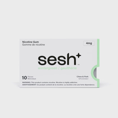 Sesh+ Nicotine Gum Wintergreen